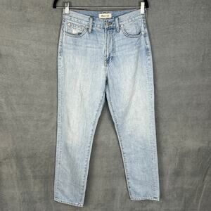 Madewell Jeans Womens 27 Blue Perfect Summer Jean Light Wash High Rise Denim